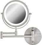 Ovente Wall Mount Make Up Mirror, L