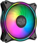 Cooler Master MasterFan MF120 Halo Fan, Duo-Ring ARGB Customizable Lighting, 120mm PWM Static Pressure, ARGB Header Extender for PC Case, Liquid and Air Cooler (MFL-B2DN-183PA-R1)