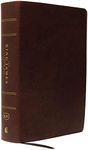 KJV, The King James Study Bible, Bonded Leather, Brown, Thumb Indexed, Red Letter, Full-Color Edition: Holy Bible, King James Version