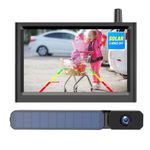 AUTO-VOX Solar Powered Wireless Reversing Camera Kit, 3 Mins DIY Installation, Clear Image Backup Camera with IP69K Waterproof for Cars and Van