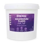 Hexeal Magnesium Flakes | 5kg Bucket | 100% Pure | Bath Soak | Magnesium Chloride