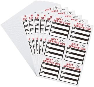 Hybsk 150pcs Static Cling Oil Change Stickers for Windshield Clear Oil Service Reminder 2"x2" Oil Change Labels (Static Cling)