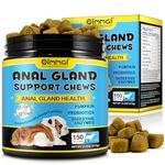 Advanced Anal Gland Support for Dogs, Functional Digestive Treats Fibre Supplement With Pumpkin Powder for Dog’s Gut Health, Sensitive Tums, Scooting, Loose Stools, Smelly, Itchy Ears, Enzymes 300g