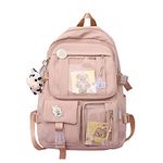 Kawaii Backpack with Kawaii Pin and Accessories Cute Kawaii Backpack Large Capacity Japanese School Bag JK Anime Shoulder Bag for Cosplay Crossbody Bag 44*31*14cm