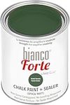 Bianco Forte - Forest Green - (1L) All-in-One Chalk Paint & Sealer: Most Durable Furniture, Cabinet, Wall & Door Paint – Fast Drying, Interior/Exterior, Matte Finish, Easy Application