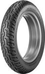 Dunlop D404 Front Motorcycle Tire 80/90-21 (48H) Black Wall - Fits: Kawasaki Vulcan Custom VN900 2006-2016