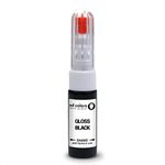 SD COLORS GLOSS BLACK ALLOY WHEEL New Touch Up Paint Pen REPAIR KIT 7ML SCRATCH CHIP BRUSH REPAIR (JUST PAINT)