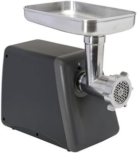 LEM Products #8 Countertop Meat Grinder, 575 Watt Aluminum Electric Meat Grinder Machine, Ideal for Occasional Use