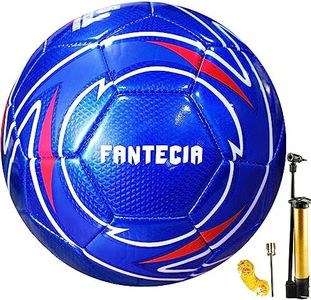 Fantecia Balón de fútbol tamaño 5 para Masculino y Femenino Balón de Entrenamiento Oficial para niños y jóvenes y Adultos Balón de Partido de fútbol con Bomba