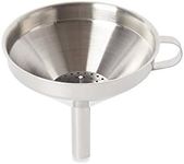 Fox Run Funnel with Removable Strainer, Stainless Steel, 5 x 5 x 4.75 inches, Metallic