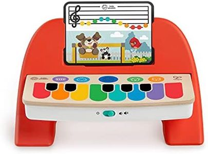 Baby Einstein Cal’s First Melodies Magic Touch Wooden Piano Musical Baby Toy, Ages 6 Months +