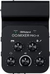 Roland GO:Mixer PRO-X Portable Audio Mixer for Creating Professional-Sounding Music Videos, Livestreams, and Podcasts with Mobile Devices. (GOMIXERPX) Black