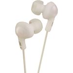 JVC HAFX5W Gumy Plus Inner Ear Headphones (White)