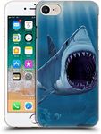 Head Case Designs Officially Licensed Vincent Hie Shark Bite Underwater Hard Back Case Compatible With Apple iPhone 7/8 / SE 2020 & 2022