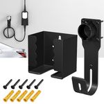 Joinfworld EV Charger Holder Wall Mount Kit EV Charger Holster Dock for SAE J1772 Connector J-Hook EV Charger Cable Holder & EV Charging Box Holder for Electric Vehicles