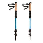 Montem Ultra Light 100% Carbon Fiber Trekking, Walking, and Hiking Poles - One Pair (2 Poles) - Ultra Light, Quick Locking, and Ultra Durable