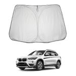 LUWU for 2016-2024 BMW X1 F48 Windshield Sun Shade Windshield Sunshades 2024 BMW X1 F48 Accessories Sunshade Cover Block UV Ray Front Window Sunshade