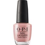 O.P.I Nail Lacquer | Barefoot in Barcelona (Nude) | 15 ml | Long-Lasting, Glossy Nail Polish | Fast Drying, Chip Resistant