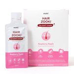 HairZooki® High Strength Biotin, Zinc & Selenium Wrapped in Lipids for Maximum Absorption | Alcohol Free, Vegan, Soy Free, Natural Ingredients | Support Hair, Skin & Nail (Raspberry, 30 Servings)