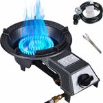 Mini Stove Camp Stove Propane Camping Stove Portable Gas Stove Bottletop Single Adjustable Burner with 1 lb Tank Base Carrying Case Propane Burner Camp Stove Propane