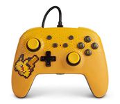 PowerA Pokémon Enhanced Wired Controller for Nintendo Switch - Pixel Pikachu, gamepad, wired video game controller, gaming controller - Wired Controller Edition