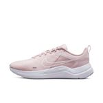 NIKE Women's Downshifter 12 Sneaker, Barely Rose White Pink Oxford, 5 UK