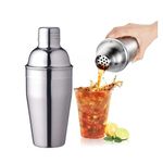 Saylani Ent Cocktail Shaker, 500ML Martini Shaker Bar Shaker with Built-in Strainer for Bartending – Stainless Steel Bartender Shaker Metal Margarita Mixer for Mixed Drinks