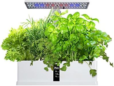 Mingzhe Smart Hydroponics Growing System Indoor Garden Kit 9 Pods Automatic Timing with Height Adjustable 15W LED Grow Lights 2L Water Tank Smart for Home Office Kitchen