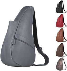 AmeriBag Classic Leather Healthy Back Bag X-Small (Grey)