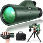 12x56 Monocular Telescope for Adults High Powered with Smartphone Adapter