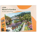 Relish - Dementia Jigsaw Puzzles for Adults, 63 Piece Monet's Garden Puzzle - Activities & Gifts for Elderly People with Alzheimer's