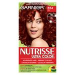 Garnier Nutrisse Ultra Color, Permanent Hair Dye, 554 Ronze, Vibrant Colour, Silky and Smooth Hair Enriched With Avocado Oil, 1 Application