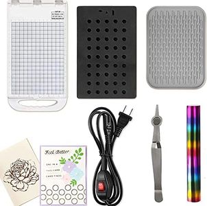 Hot Stamping Foil Machine Embossing Machine Set for Foilpress Heat Press Crafting Foiling Transfer Hot Foil and Press Machine 110V Stamping Scrapbooking Tool Foilpress Foiling Machine Crafts Gift