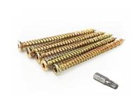 7.5 x 80mm (Pack of 20) Easy Drive Countersunk Direct Concrete Screws. Free Torx bit included