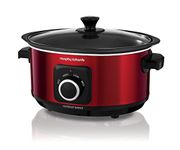 Morphy Richards Slow Cooker Sear and Stew 460014 3.5L Red Slowcooker