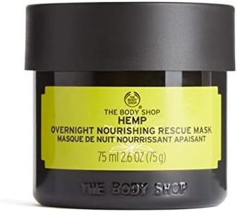 The Body Shop Masque de sauvetage nourrissant de nuit en chanvre – Richement hydratant, sans graisse, le masque fonctionne pendant que vous dormez pour réhydrater la peau soif