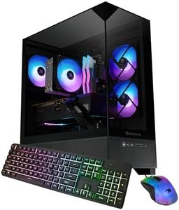 iBUYPOWER Element SE Gaming PC Desktop Computer AMD Ryzen 7 5700 CPU, NVIDIA GeForce RTX 5060 8GB GPU, 16GB DDR4 3200MHz RAM, 1TB NVMe SSD, Windows 11 Home, Gamer Keyboard and Mouse - ESA7N5601