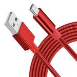 Micro USB Cable Android Charger Cable Braided Android Charger Lead Fast Charging Cable for Samsung Galaxy S6 S7 Edge S5 A10 A6 J3 J4 plus J5 J6 J7, Huawei LG Lenovo Moto E5, Tablet, PS4 (3 Metres)