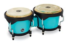 Latin Percussion Discovery Series 6-1/4-inch and 7 1/4-inch Bongo with Free Carrying Bag Drum, Sea Foam, (LP601D-SF-K)