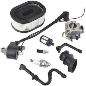 Carburetor with Ignition Coil Tune Up Kit for Stihl 044 046 MS440 MS 460 Chainsaws