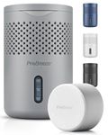Pro Breeze Osmo® Dehumidifier - Silent & Refillable Moisture Absorber for Damp & Condensation at Home, Bedroom, Wardrobe - Bathroom Mould Remover with 700g Refillable Tablet - Grey