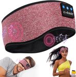 Bluetooth Headband Sports Sleep Headphones, Wireless Music Sleeping Headphones Sleep Eye Mask Earbuds for Side Sleepers Workout Running Insomnia Travel Yoga Office Cool Tech Gadgets