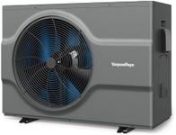 Varpoolfaye 65000 BTU Inverter Electric Above Ground Pool Heater for Inground Pools 21000 Gallons Pool Heat Pump 220v WiFi Control