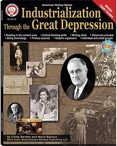 Mark Twain American History Textbooks, Grades 6-12, The Dust Bowl, Roaring 20s, Henry Ford, and Industrialization Through the Great Depression ... (Volume 5) (American History Series)