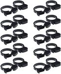 Double Gripping Nylon Hose Clamps, Snap Grip Nylon Plastic Hose Clamps (25.5-27.5mm (1inch), 20pack)