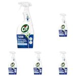 Cif Power & Shine 100% soap scum & limescale removal Bathroom Spray for cleaning ceramic, chrome, enamel, plastic, and stainless-steel surfaces 700 ml (Pack of 5)