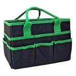 Oaygat Desktop Storage Tote Art Tool Organizer Bag Stationery Organizer Bag Desktop File Folder Tote Art Craft Supplies Storage Foldable Teacher Tool Bag Office Desk Organizer Craft Tote Bag Tool Bag