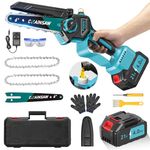 Chainsaw, Mini Chainsaw 6 Inch Compatible with Makita 18V Batteries, 4000mAh 1000W Brushless ElectricChainsaw, Mini Chain Saw Cordless，Auto Lubricator Cordlesschainsaw Chain Saw for Cutting Wood Tree
