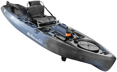 Old Town Sportsman PDL 120 Solo Sit-on-Top Fishing Pedal Kayak, 12 ft, Steel Camo