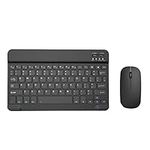 Wireless Bluetooth Keyboard and Mouse Combos, 10'' Ultra Slim Wireless Keyboard Mouse Set, Portable Rechargeable Keyboard for iOS (Phone/I-Pad), Android Tablets, Windows